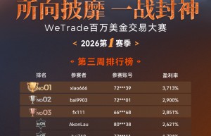 WeTrade百万美金交易大赛·从冲高到筛选，大赛进入结构竞争阶段