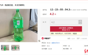 法院拍卖一瓶雪碧汽水，起拍价4.2元!被执行人：已无更多可供执行财产