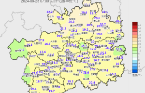 今天早上的气温只有这个数~温差较大，注意保暖~